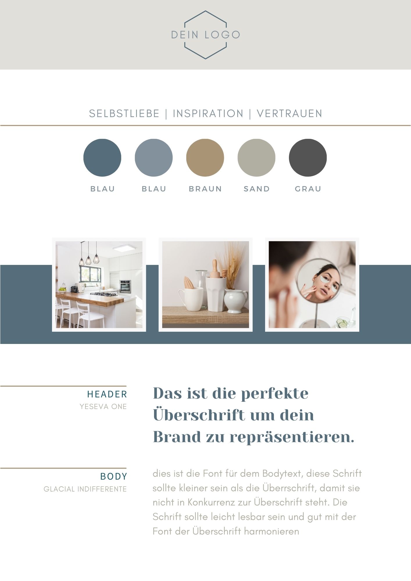 Brandboard - Vorlage