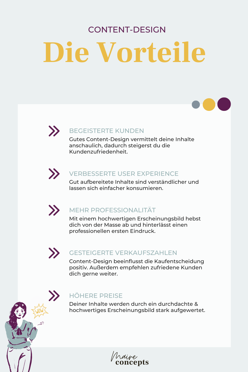 Content-Design-Vorteile